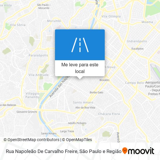 Rua Napoleão De Carvalho Freire mapa