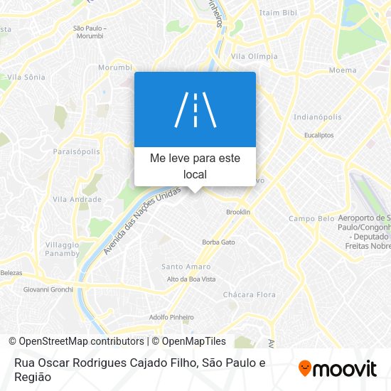 Rua Oscar Rodrigues Cajado Filho mapa