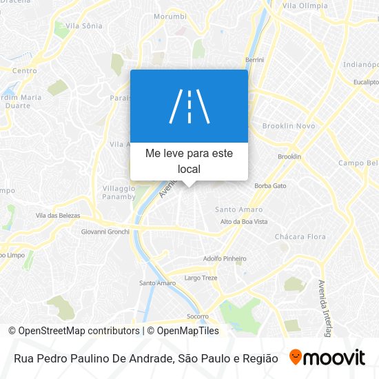 Rua Pedro Paulino De Andrade mapa