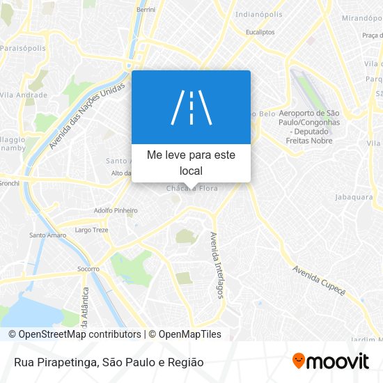 Rua Pirapetinga mapa