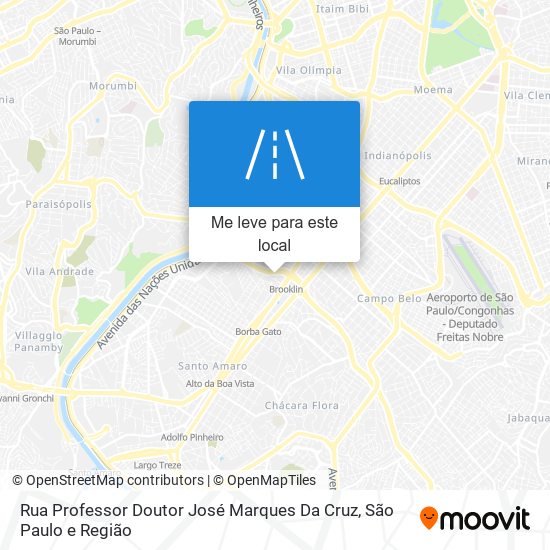 Rua Professor Doutor José Marques Da Cruz mapa