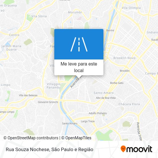 Rua Souza Nochese mapa