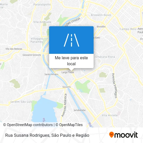 Rua Susana Rodrigues mapa