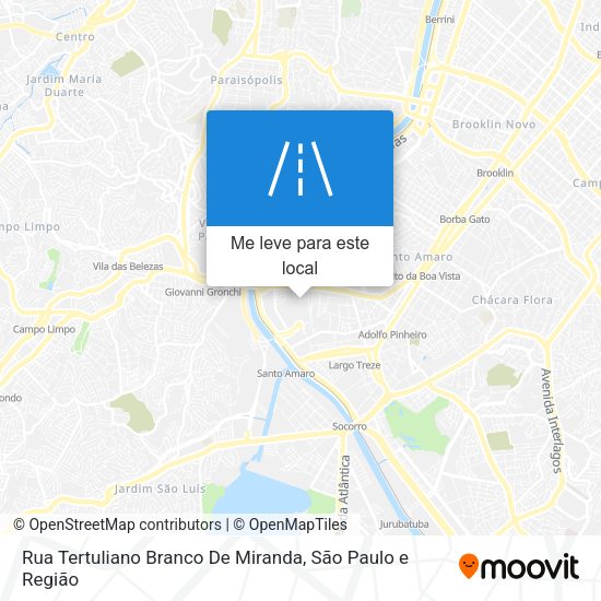 Rua Tertuliano Branco De Miranda mapa