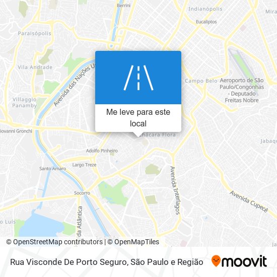 Rua Visconde De Porto Seguro mapa