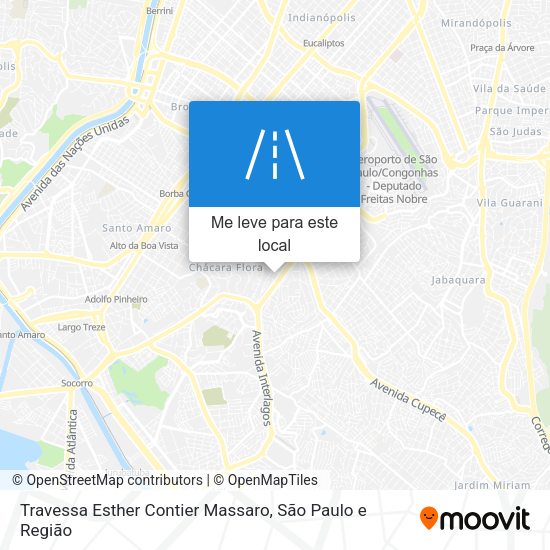 Travessa Esther Contier Massaro mapa