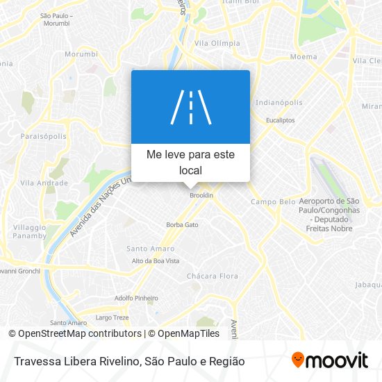 Travessa Libera Rivelino mapa