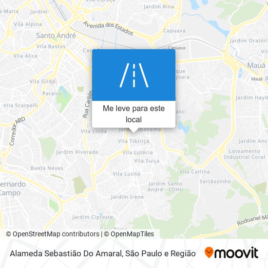 Alameda Sebastião Do Amaral mapa
