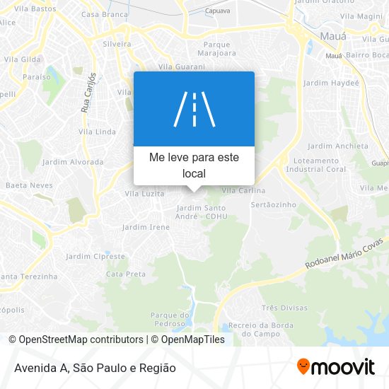 Avenida A mapa