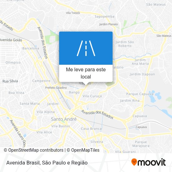 Avenida Brasil mapa