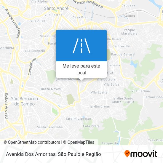 Avenida Dos Amoritas mapa