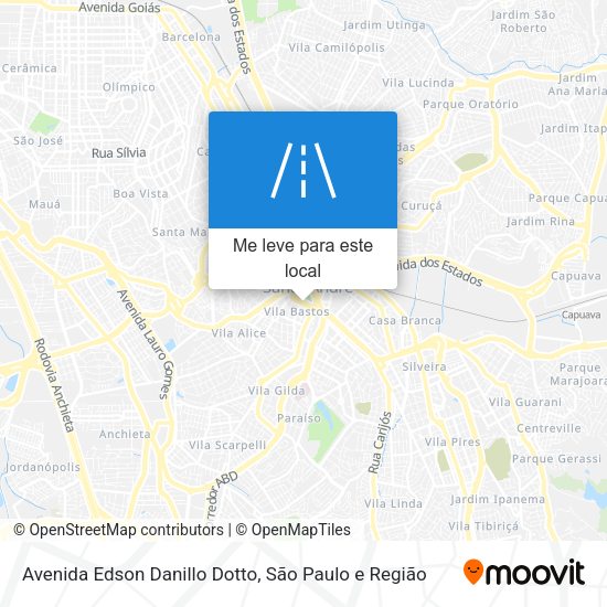 Avenida Edson Danillo Dotto mapa