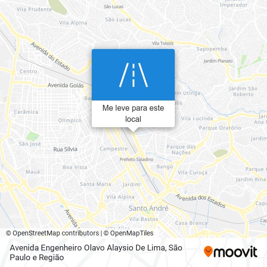 Avenida Engenheiro Olavo Alaysio De Lima mapa
