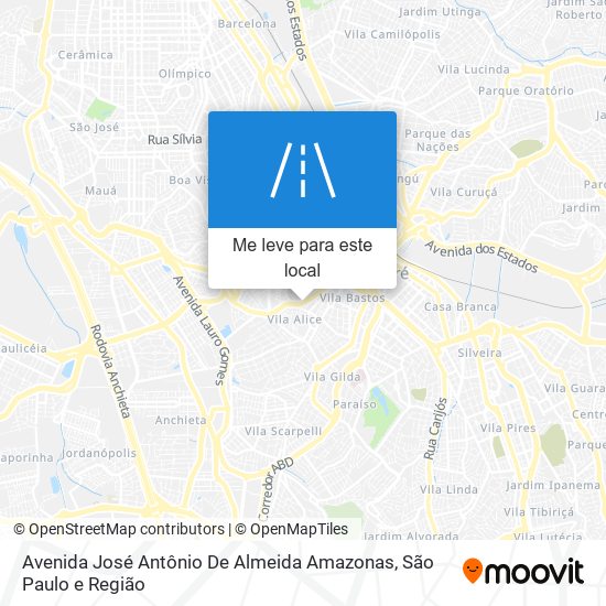 Avenida José Antônio De Almeida Amazonas mapa