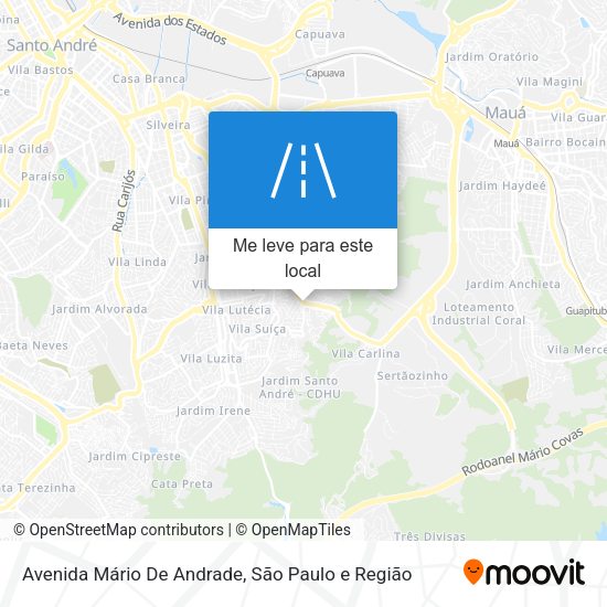 Avenida Mário De Andrade mapa