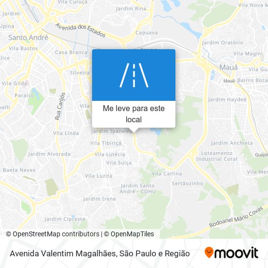 Avenida Valentim Magalhães mapa