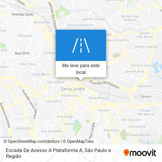 Escada De Acesso A Plataforma A mapa