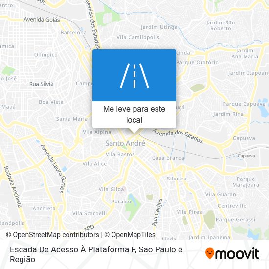 Escada De Acesso À Plataforma F mapa