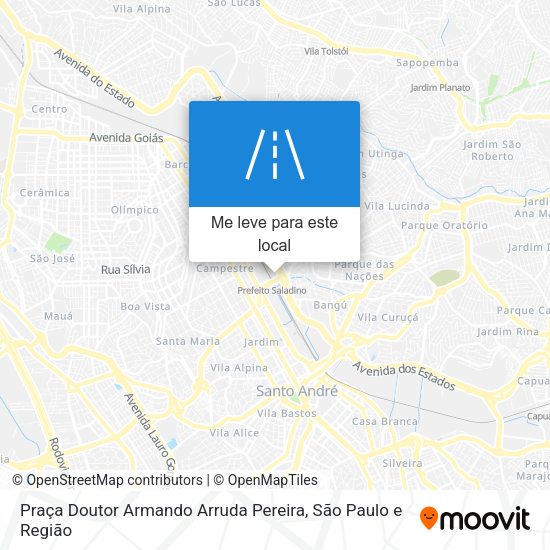 Praça Doutor Armando Arruda Pereira mapa