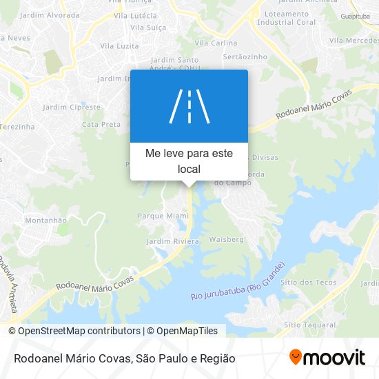 Rodoanel Mário Covas mapa