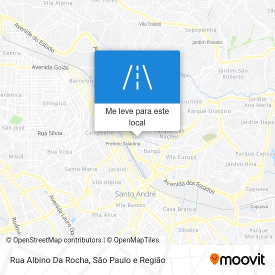 Rua Albino Da Rocha mapa