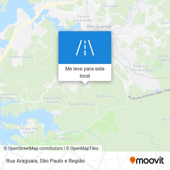 Rua Araguaia mapa