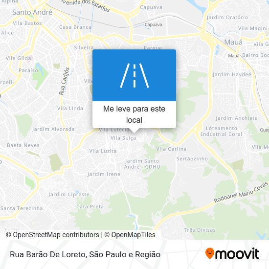 Rua Barão De Loreto mapa