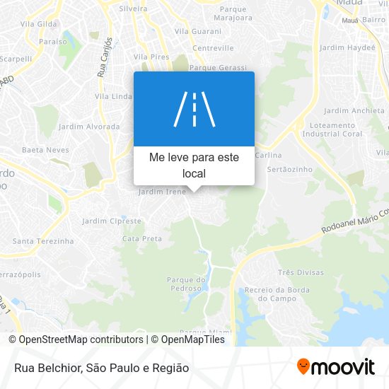 Rua Belchior mapa