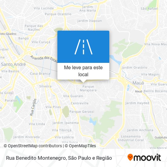 Rua Benedito Montenegro mapa