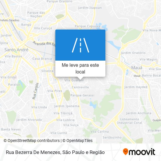 Rua Bezerra De Menezes mapa