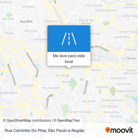 Rua Caminho Do Pilar mapa