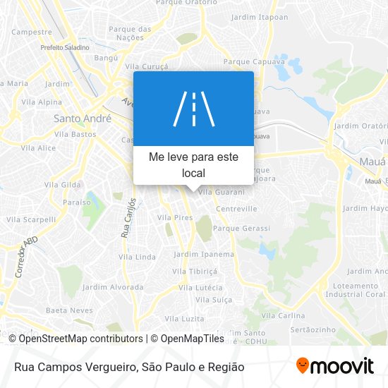 Rua Campos Vergueiro mapa