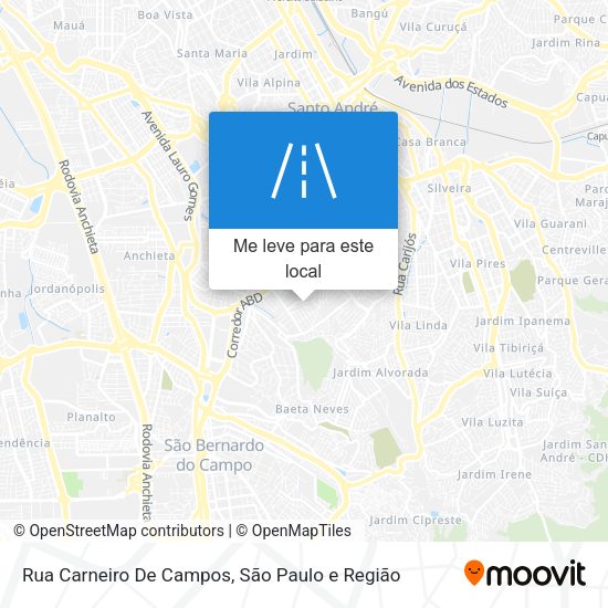 Rua Carneiro De Campos mapa