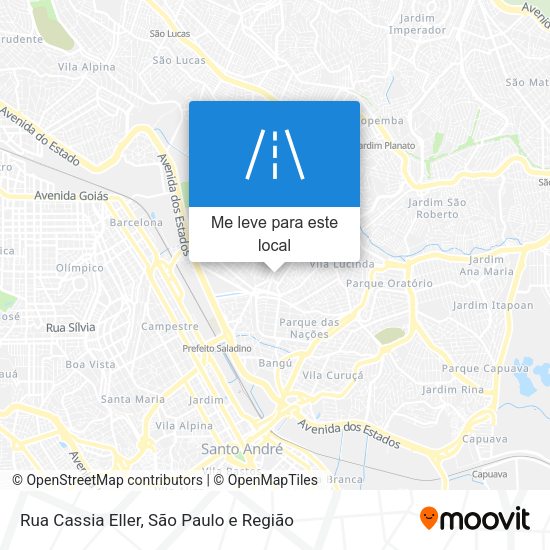 Rua Cassia Eller mapa