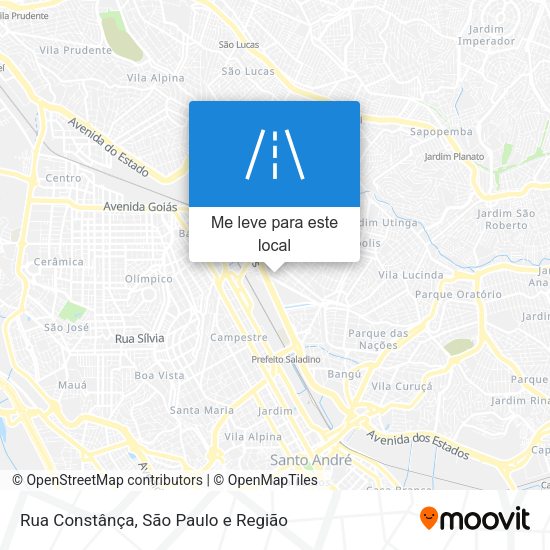 Rua Constânça mapa