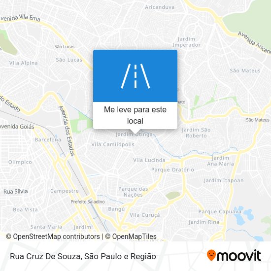 Rua Cruz De Souza mapa