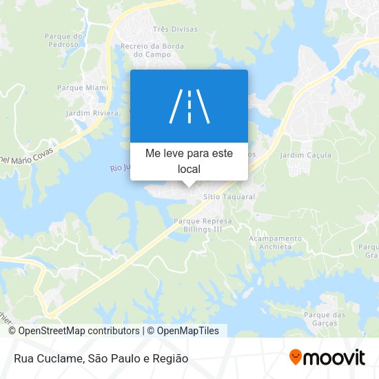 Rua Cuclame mapa
