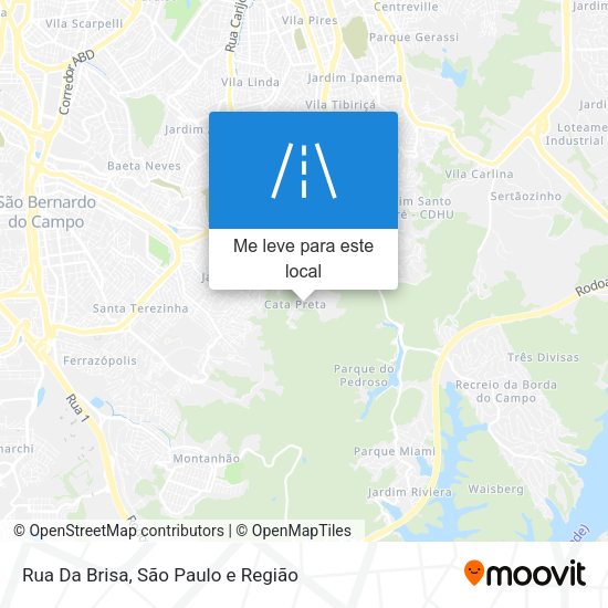 Rua Da Brisa mapa