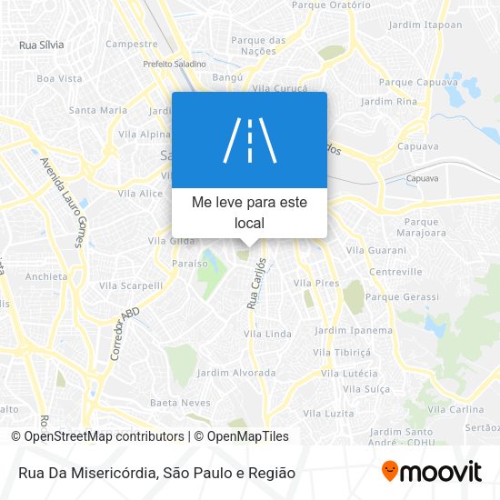 Rua Da Misericórdia mapa