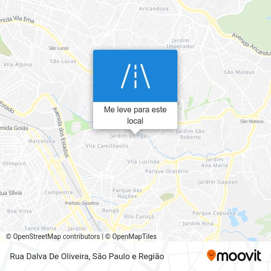 Rua Dalva De Oliveira mapa