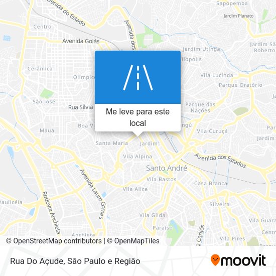 Rua Do Açude mapa