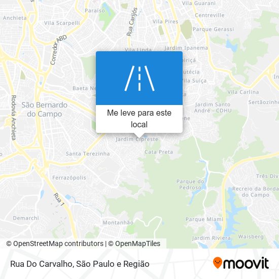 Rua Do Carvalho mapa