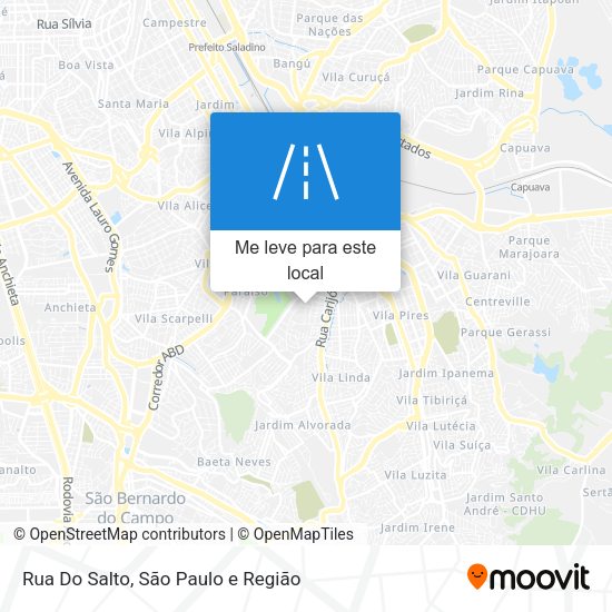Rua Do Salto mapa