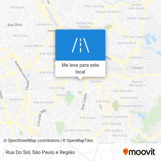 Rua Do Sol mapa