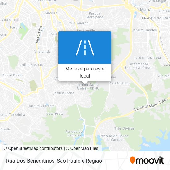 Rua Dos Beneditinos mapa