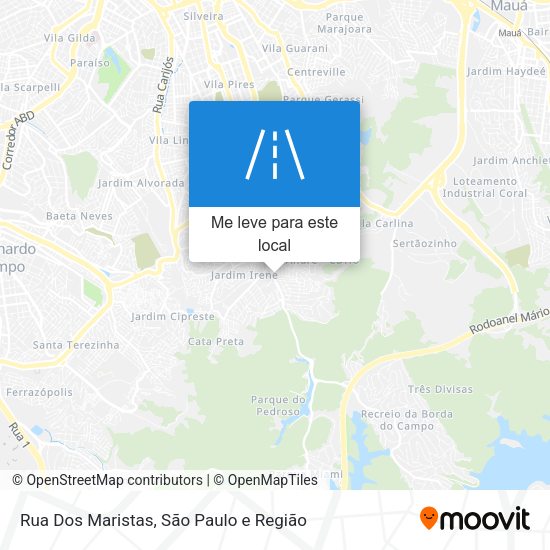 Rua Dos Maristas mapa