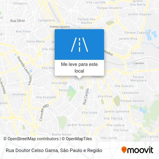 Rua Doutor Celso Gama mapa