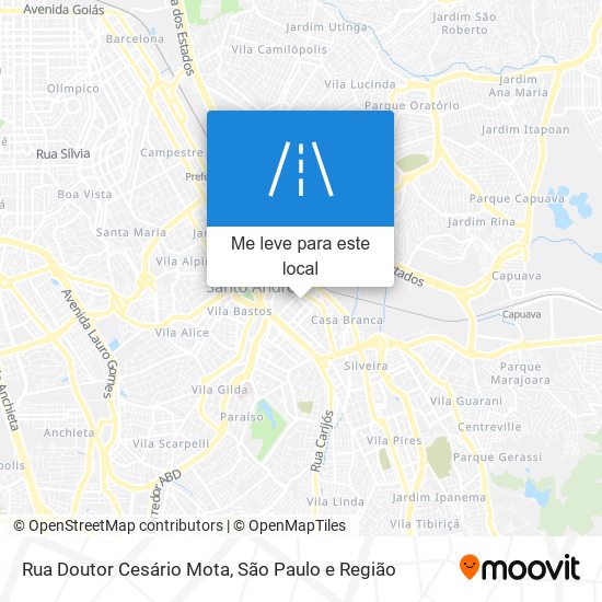 Rua Doutor Cesário Mota mapa