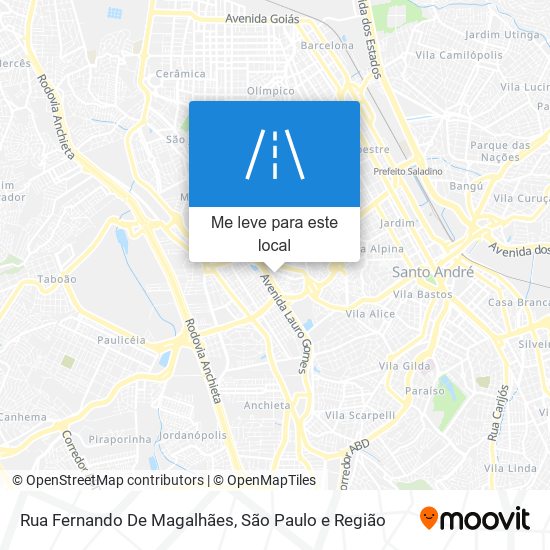 Rua Fernando De Magalhães mapa