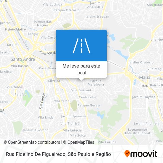 Rua Fidelino De Figueiredo mapa